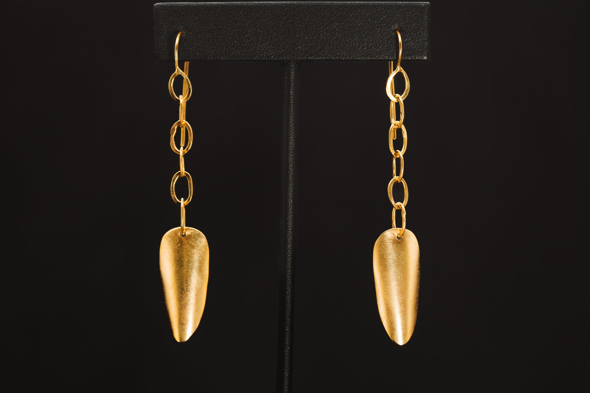 22k Yellow Gold Drop Earrings