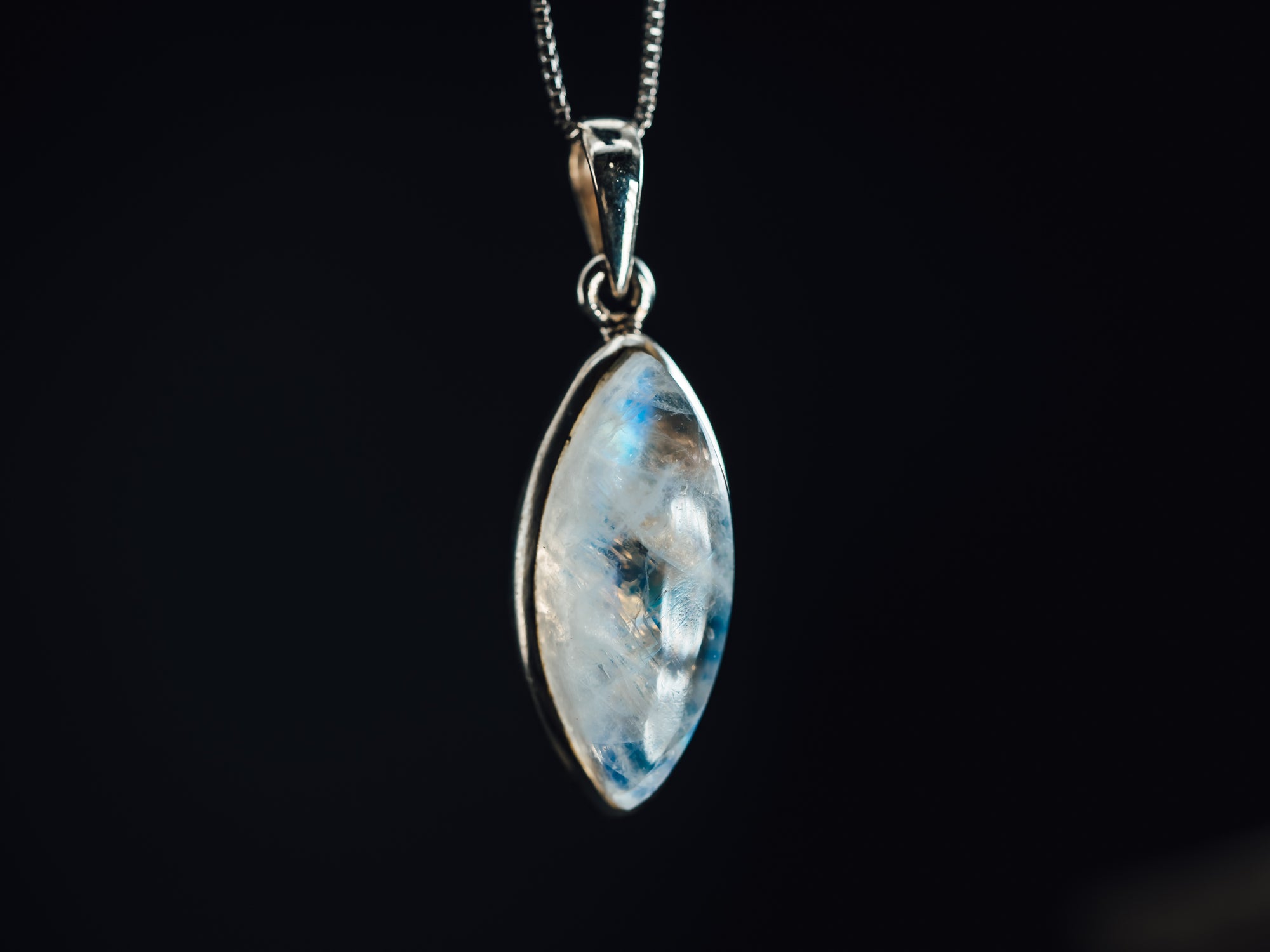 Sterling Silver Moonstone Pendant