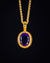 22k Yellow Gold Amethyst Pendant