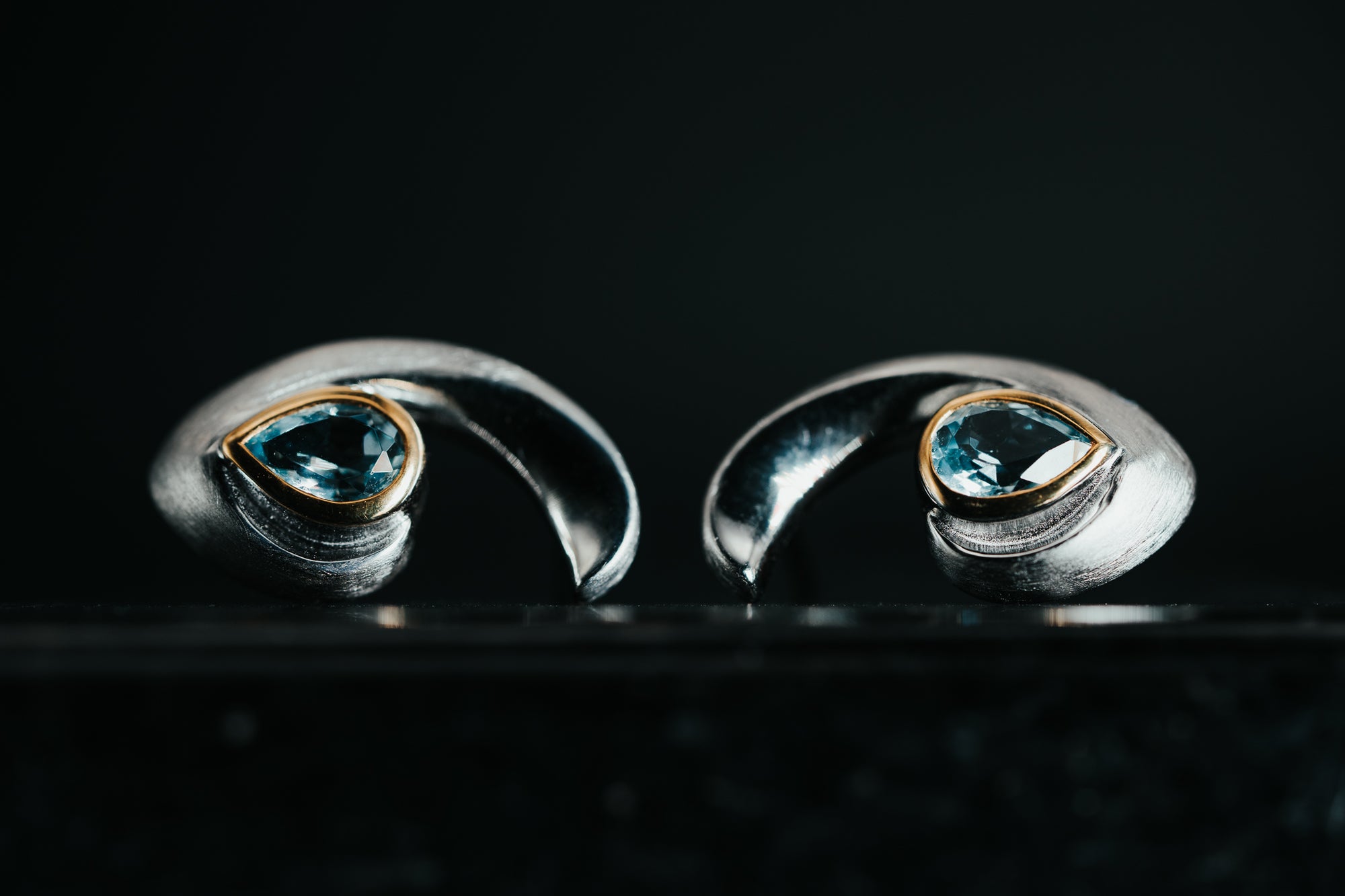 Sterling Silver Blue Topaz Earrings