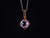 14k Rose Gold Amethyst Pendant