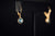 14k Yellow Gold London Blue Topaz Drop Earrings