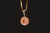 14k Yellow Gold Oregon Sunstone Pendant